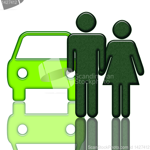 Image of Car and couple