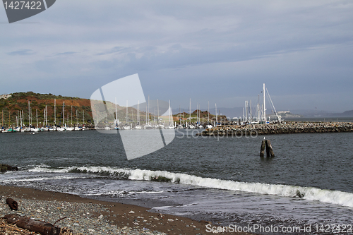 Image of Boats on harbor