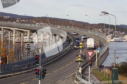 Image of Tromsø city bridge