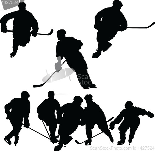 Image of Hockey Silhouettes