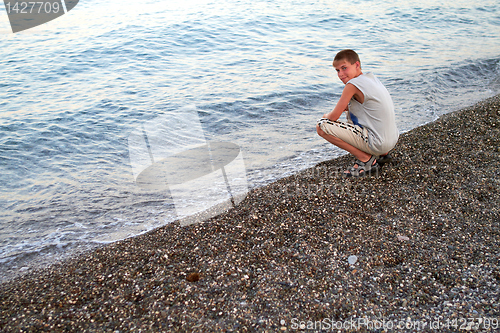 Image of Youth On The Coast Of Sea