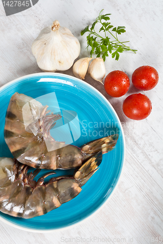 Image of Raw prawns tails