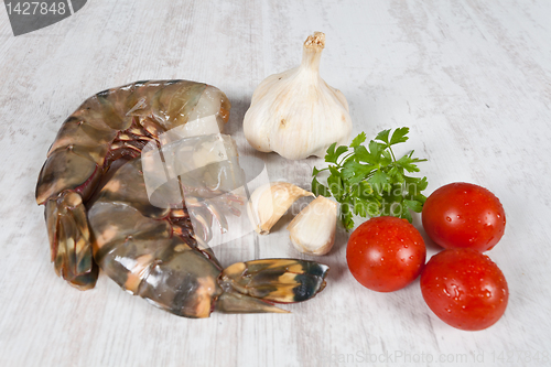 Image of Raw prawns tails