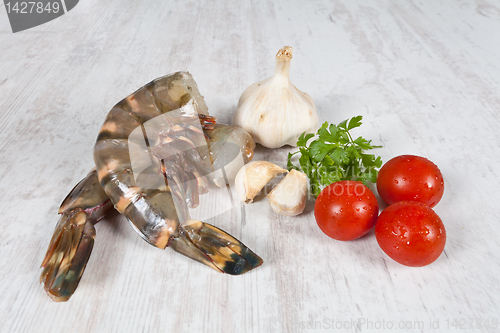 Image of Raw prawns tails