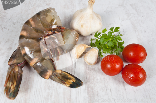 Image of Raw prawns tails