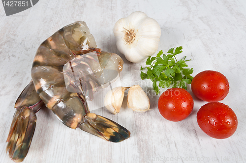 Image of Raw prawns tails