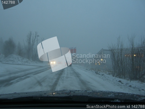 Image of snow road