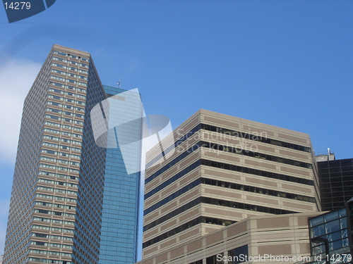 Image of Tall Buildings in Boston