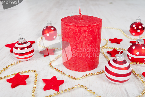 Image of Christmas candle