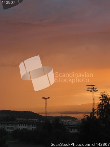 Image of Sunset over Oslo