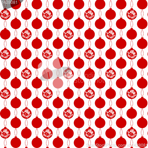 Image of christmas decoration pattern