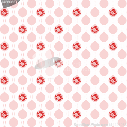 Image of christmas decoration pattern