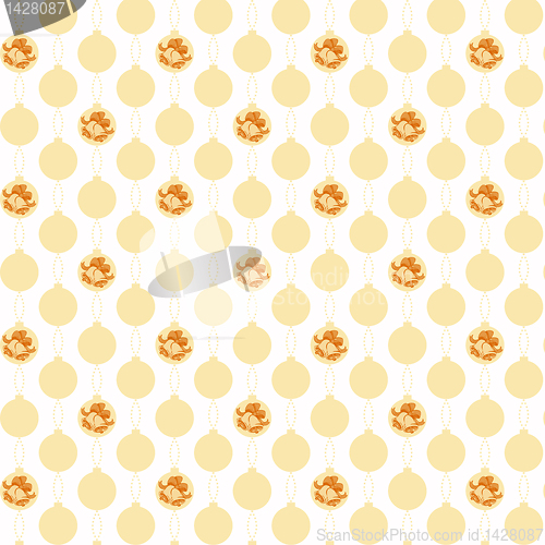 Image of christmas decoration pattern