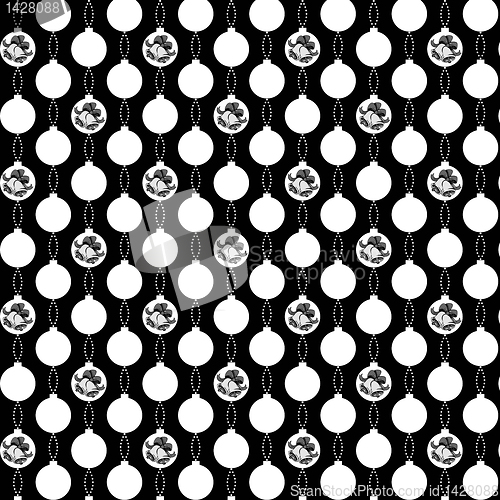 Image of christmas decoration pattern