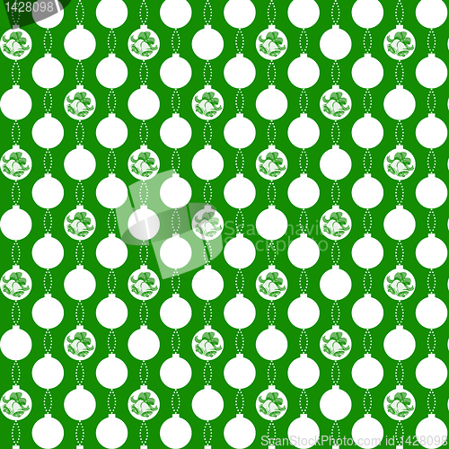 Image of christmas decoration pattern