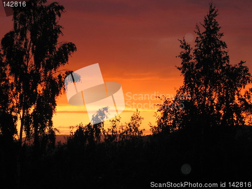 Image of golden sunset