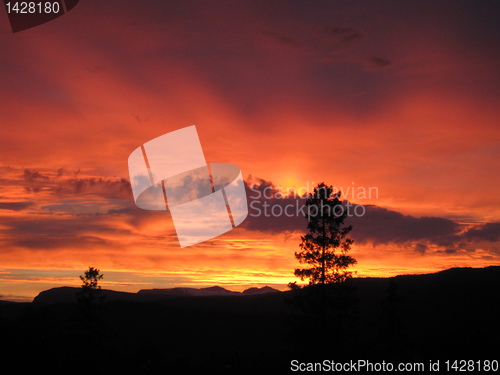 Image of Sunset in northern Norway