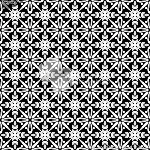 Image of Beautiful seamless floral pattern 