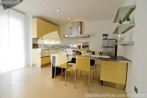 Image of Modern kitchen interior