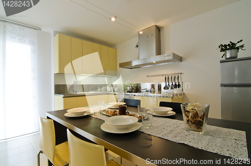 Image of Modern kitchen interior