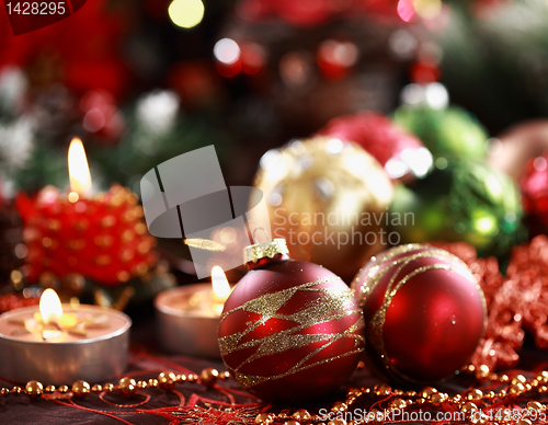 Image of Christmas ornaments