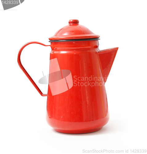 Image of Red teapot