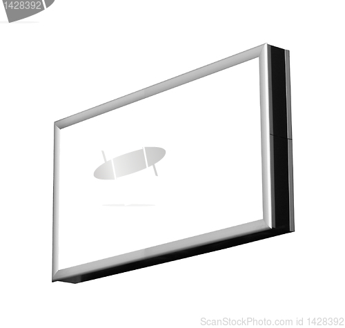 Image of Blank isolated billboard