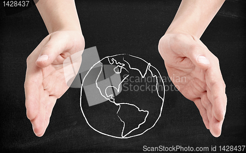 Image of Supporting earth