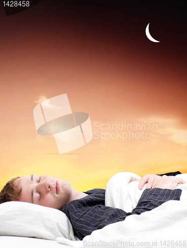 Image of Guy sleeping