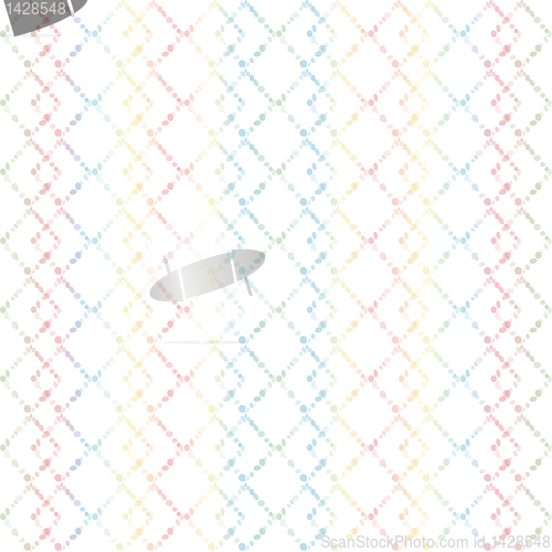 Image of Seamless dots and checkered pattern