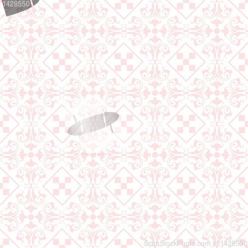 Image of seamless classic floral pattern