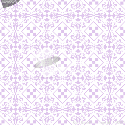 Image of seamless classic floral pattern