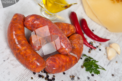 Image of Raw italian sausage