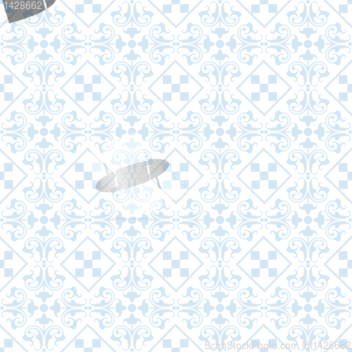 Image of seamless classic floral pattern