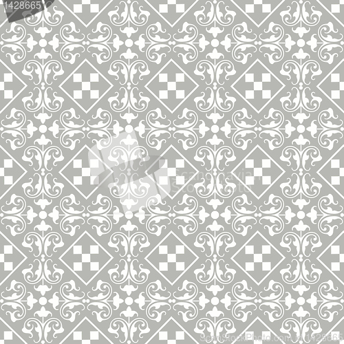 Image of seamless classic floral pattern