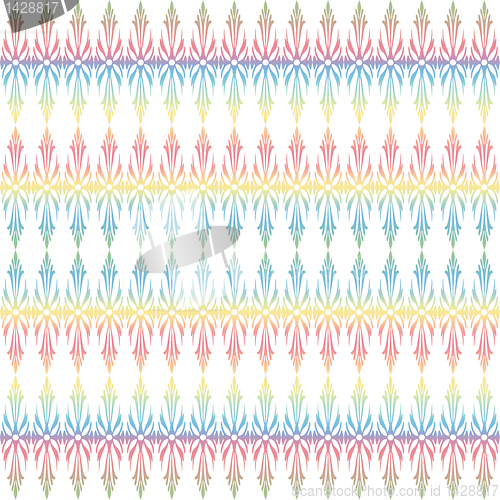 Image of seamless classic floral pattern