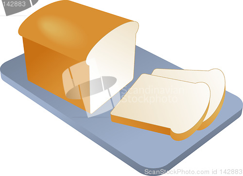 Image of Sliced baked bread