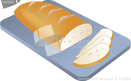 Image of Sliced baked bread