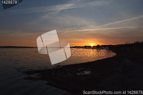 Image of Sunset Gamborg fjord