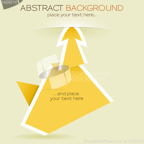 Image of Paper Origami Arrow