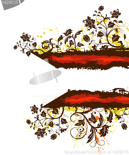 Image of Grunge floral chaos