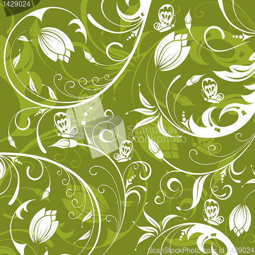 Image of Abstract flower pattern