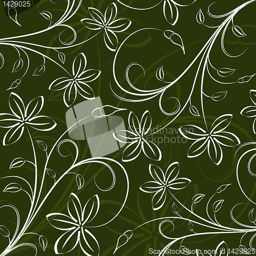 Image of Abstract floral pattern