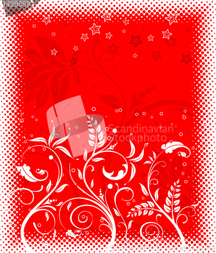 Image of Abstract flower background