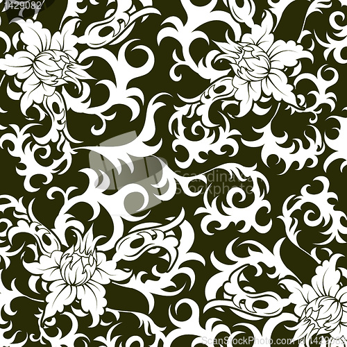 Image of Abstract floral pattern