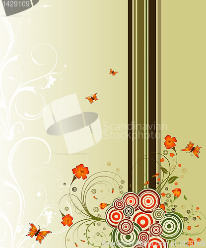 Image of Abstract flower background