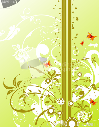 Image of Abstract floral background