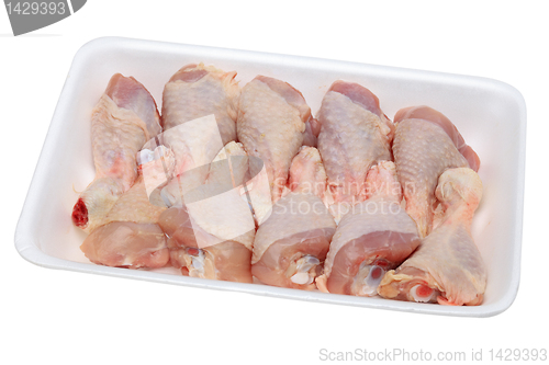 Image of Raw chicken drumsticks