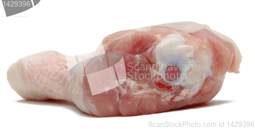 Image of Raw chicken leg