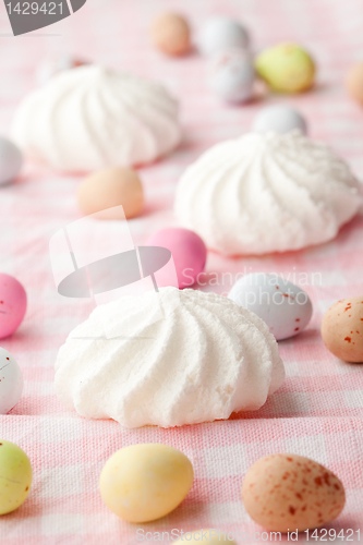 Image of Easter candy and meringue